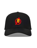 Avengers logo ottoman hat - Black Embroidered Cap Ironman edition